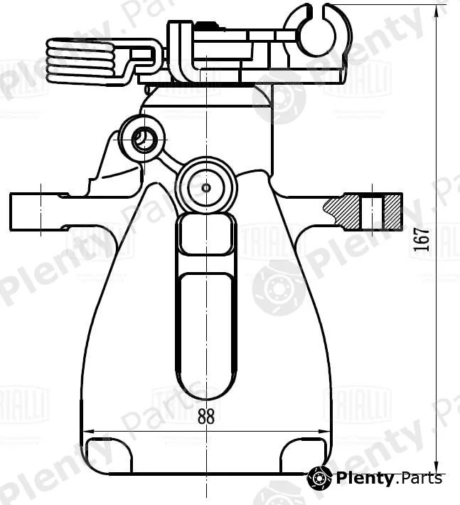 Trialli CF012095 — Brake Caliper