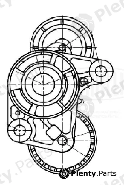 Trialli CM5682 — Belt Tensioner, V-ribbed belt