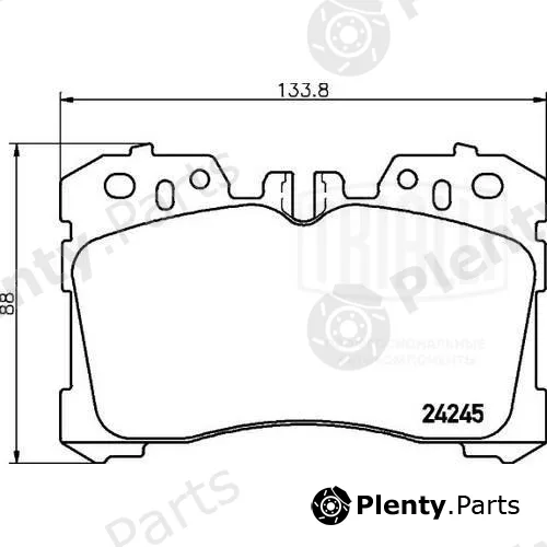 Trialli PF4367 — Brake Pad Set, disc brake