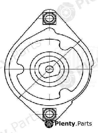 Trialli CM5679 — Belt Tensioner, V-ribbed belt