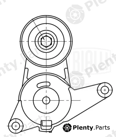 Trialli CM5446 — Belt Tensioner, V-ribbed belt