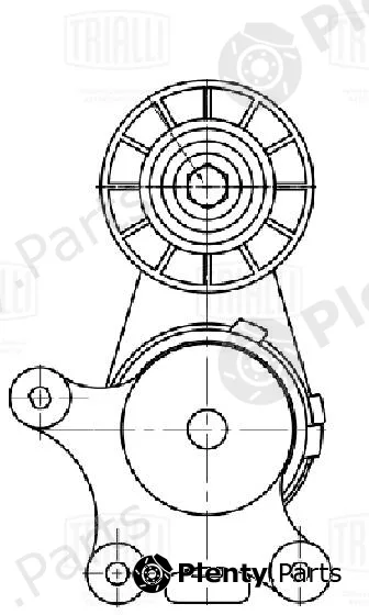 Trialli CM5724 — Belt Tensioner, V-ribbed belt