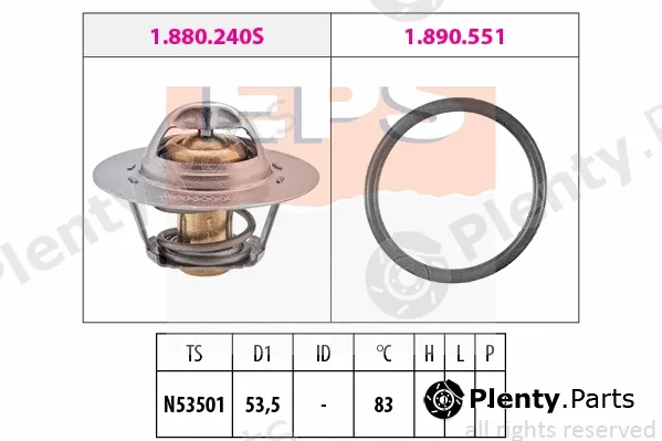 MDR EPS-1880654 — Thermostat, coolant
