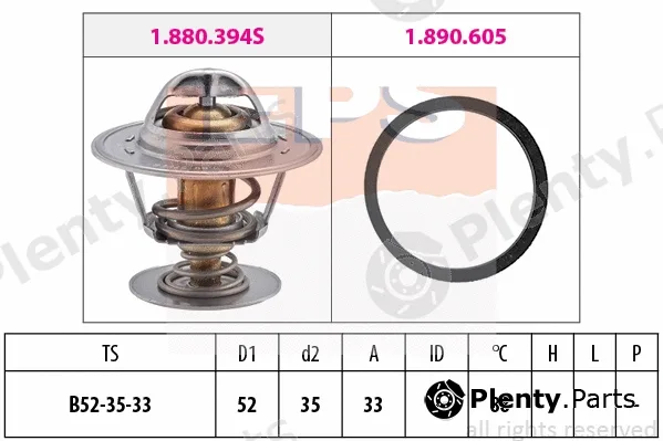MDR EPS-1880483 — Thermostat, coolant