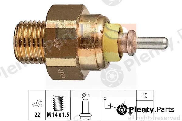 MDR EPS-1840120 — Temperature Switch, coolant warning lamp