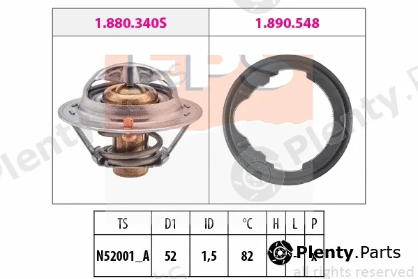 MDR EPS-1880230 — Thermostat, coolant