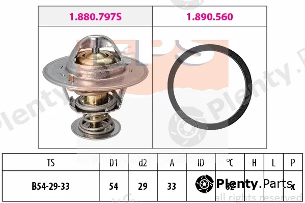 MDR EPS-1880797 — Thermostat, coolant