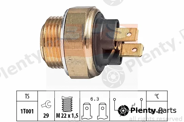 MDR EPS-1850017 — Temperature Switch, radiator fan