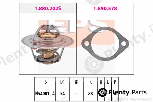 MDR EPS-1880358 — Thermostat, coolant