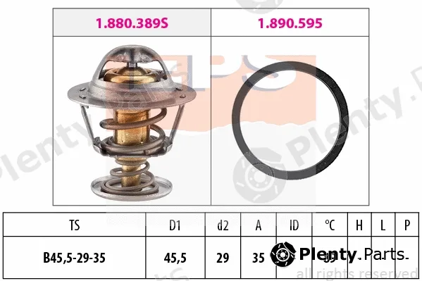 MDR EPS-1880389 — Thermostat, coolant