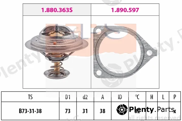 MDR EPS-1880441 — Thermostat, coolant