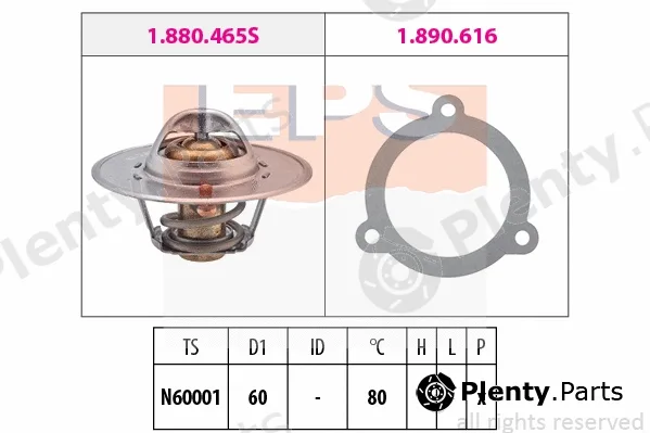 MDR EPS-1880465 — Thermostat, coolant