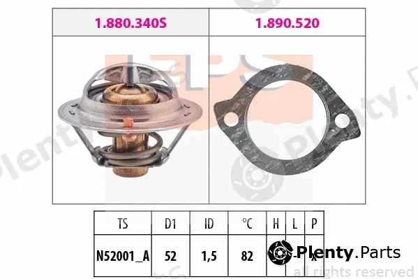 MDR EPS-1880331 — Thermostat, coolant
