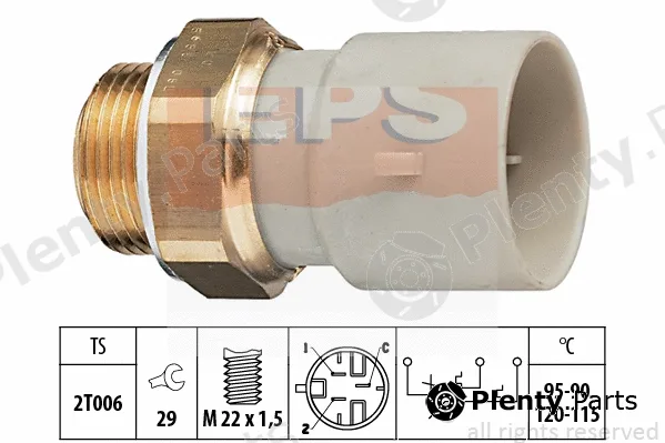 MDR EPS-1850655 — Temperature Switch, radiator fan