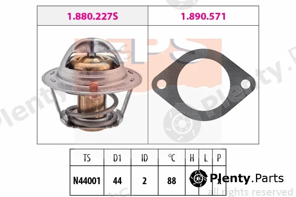 MDR EPS-1880390 — Thermostat, coolant