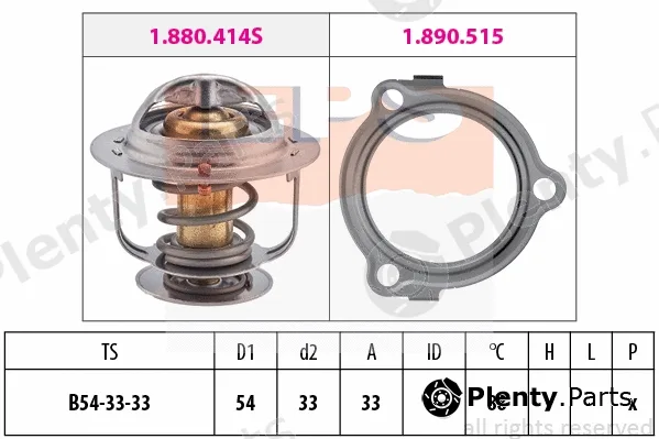 MDR EPS-1880633 — Thermostat, coolant