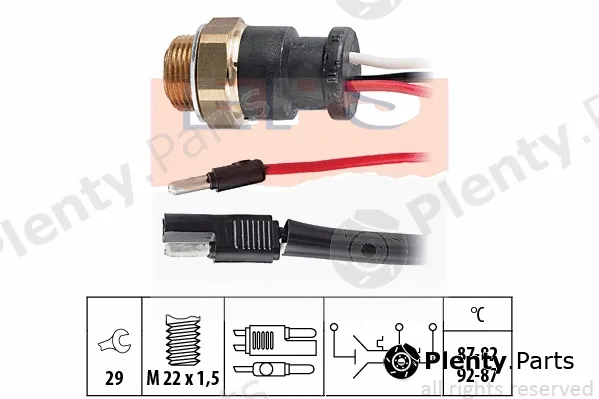MDR EPS-1850601 — Temperature Switch, radiator fan
