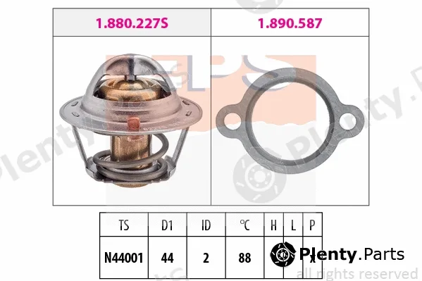 MDR EPS-1880409 — Thermostat, coolant