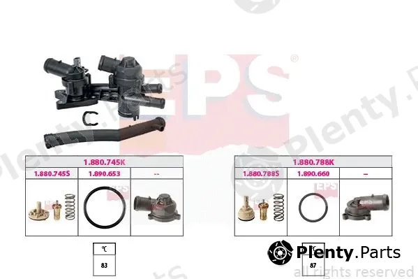 MDR EPS-1879956KK — Thermostat, coolant