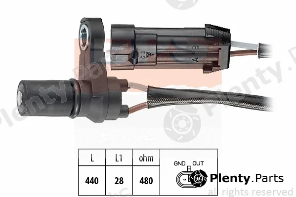MDR EPS-1953495 — RPM Sensor, automatic transmission