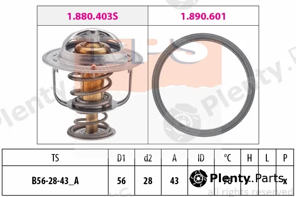 MDR EPS-1880403 — Thermostat, coolant