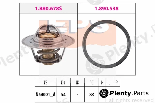 MDR EPS-1880678 — Thermostat, coolant