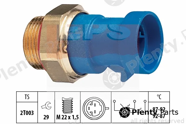 MDR EPS-1850642 — Temperature Switch, radiator fan