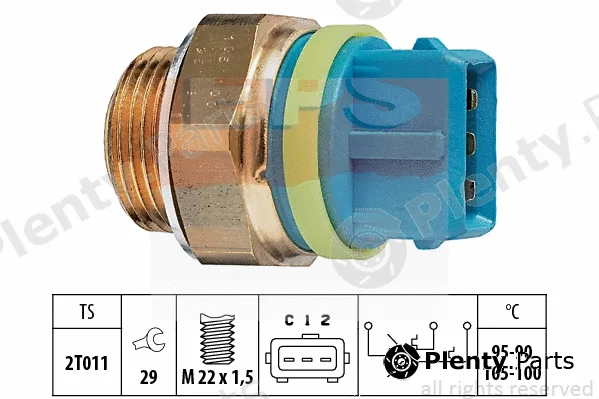 MDR EPS-1850677 — Temperature Switch, radiator fan