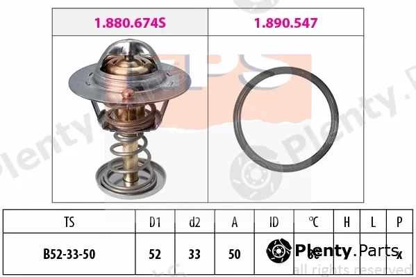 MDR EPS-1880674 — Thermostat, coolant