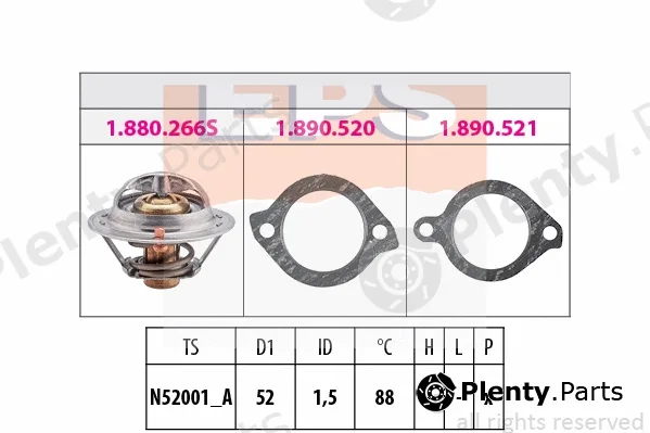 MDR EPS-1880384 — Thermostat, coolant