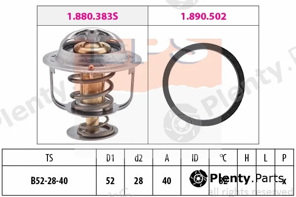 MDR EPS-1880438 — Thermostat, coolant