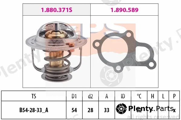 MDR EPS-1880372 — Thermostat, coolant