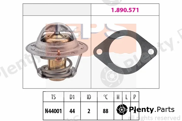MDR EPS-1880369 — Thermostat, coolant