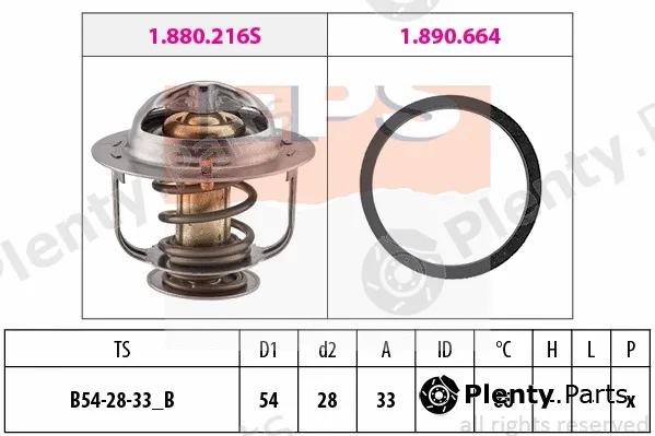 MDR EPS-1880658 — Thermostat, coolant