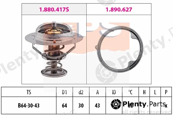 MDR EPS-1880926 — Thermostat, coolant