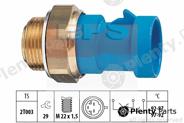 MDR EPS-1850681 — Temperature Switch, radiator fan