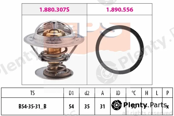 MDR EPS-1880307 — Thermostat, coolant