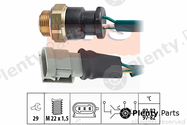 MDR EPS-1850662 — Temperature Switch, radiator fan