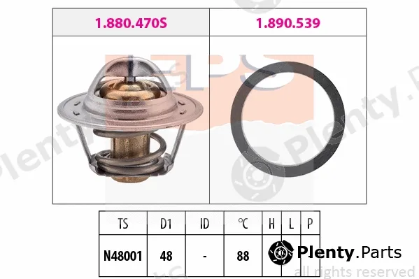 MDR EPS-1880470 — Thermostat, coolant