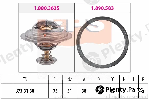 MDR EPS-1880363 — Thermostat, coolant