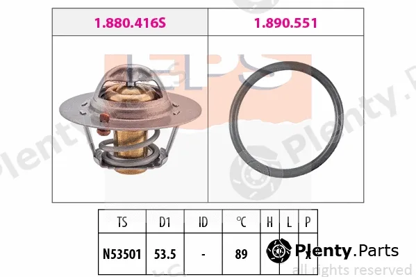 MDR EPS-1880416 — Thermostat, coolant
