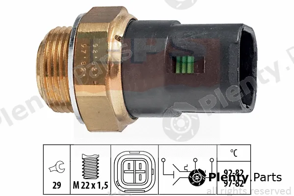 MDR EPS-1850628 — Temperature Switch, radiator fan