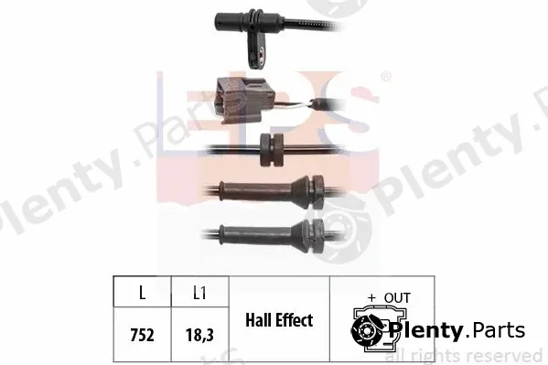 MDR EPS-1960236 — Sensor, wheel speed