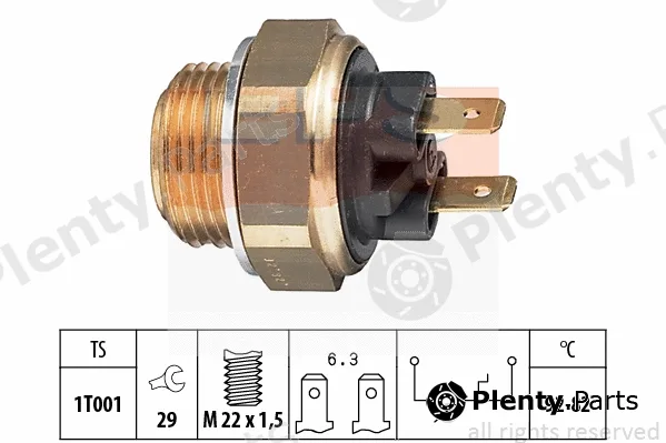 MDR EPS-1850016 — Temperature Switch, radiator fan