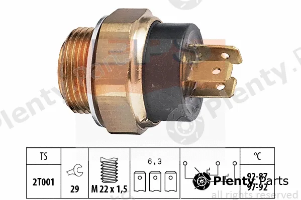 MDR EPS-1850612 — Temperature Switch, radiator fan