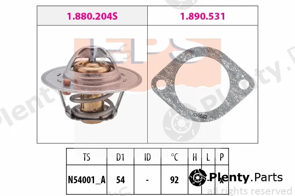 MDR EPS-1880204 — Thermostat, coolant