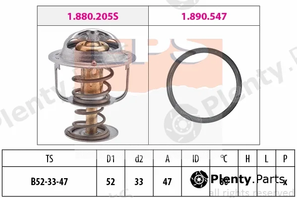 MDR EPS-1880205 — Thermostat, coolant