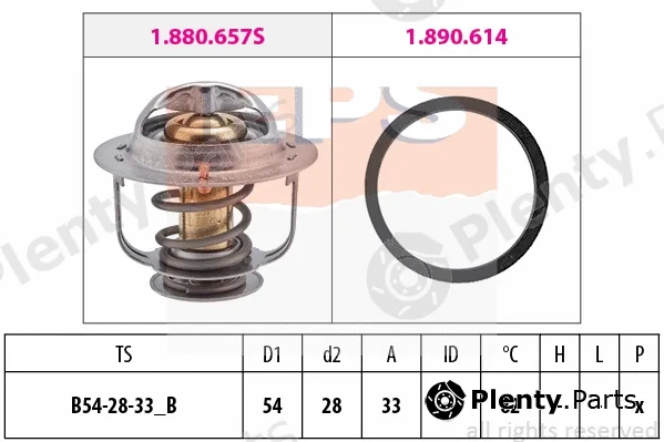 MDR EPS-1880449 — Thermostat, coolant