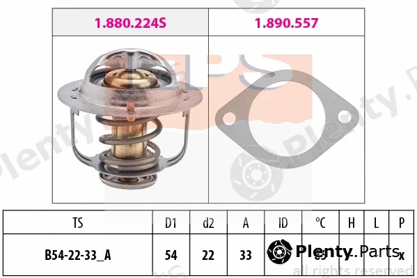 MDR EPS-1880335 — Thermostat, coolant