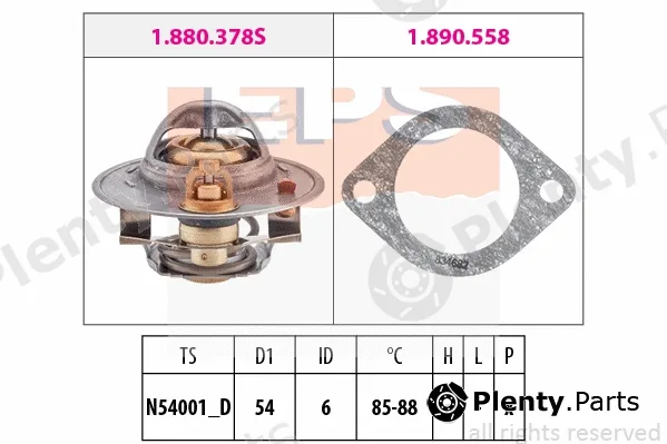 MDR EPS-1880378 — Thermostat, coolant